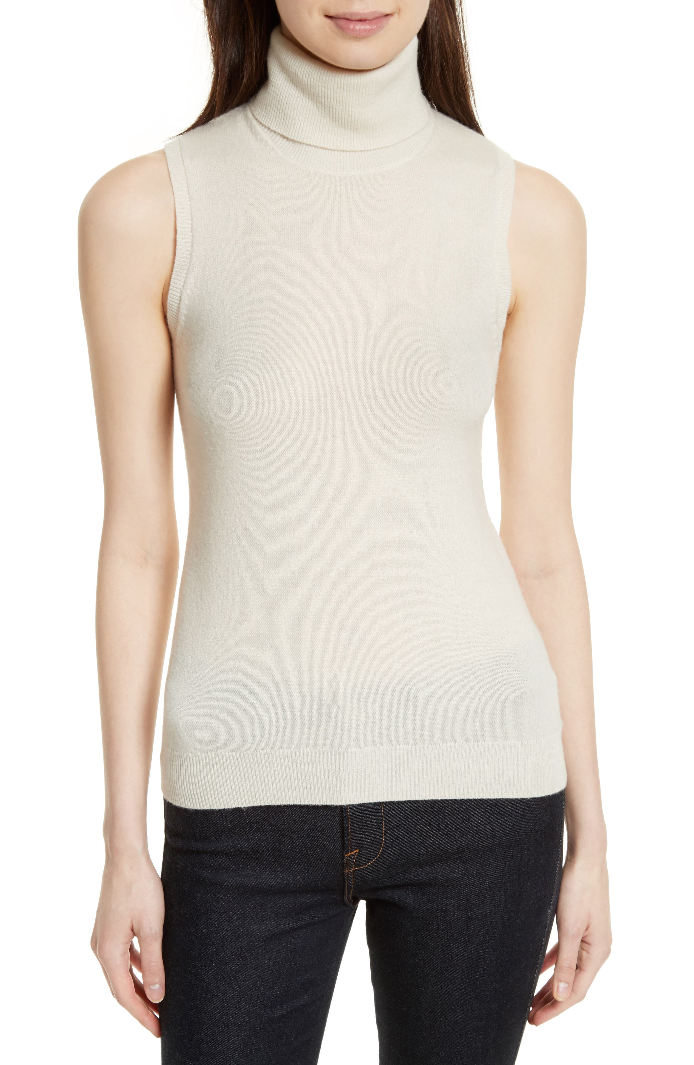 Theory Cashmere Turtleneck Shell (Women) | Nordstrom