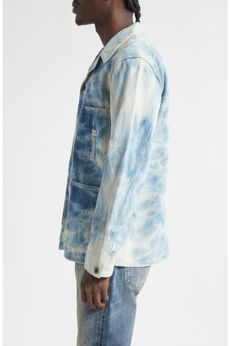 Indigo Denim Engineer Jacket, Alternate, color, BILOXI WASH