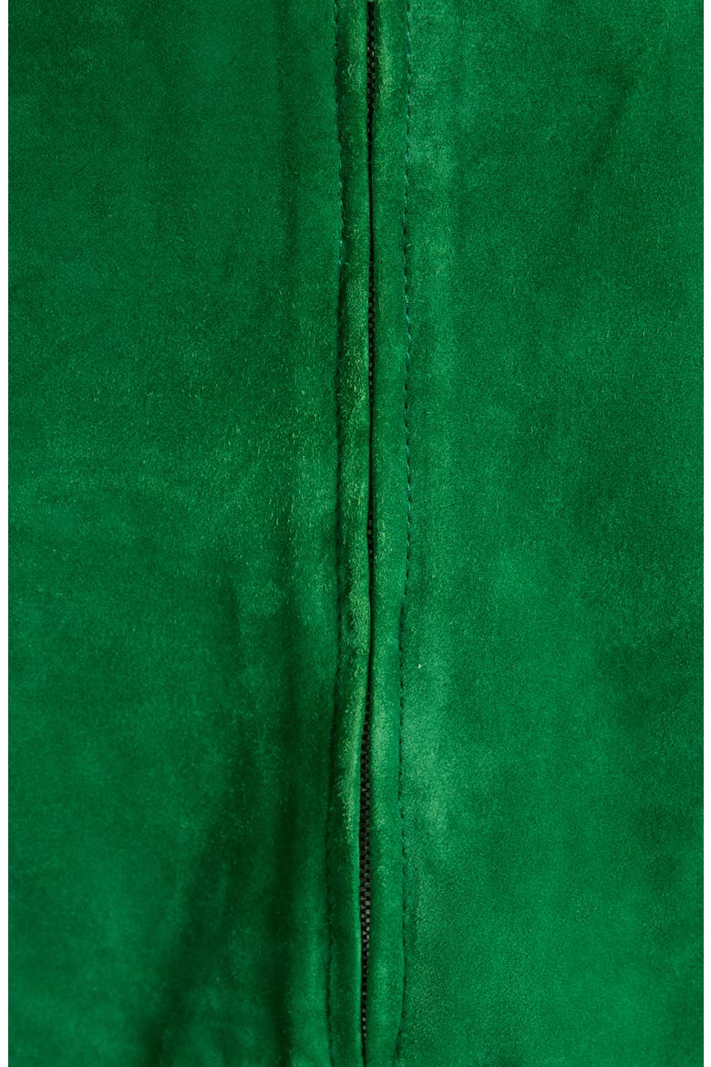Soft Suede Midi Skirt, Alternate, color, 3138 GRASS GREEN