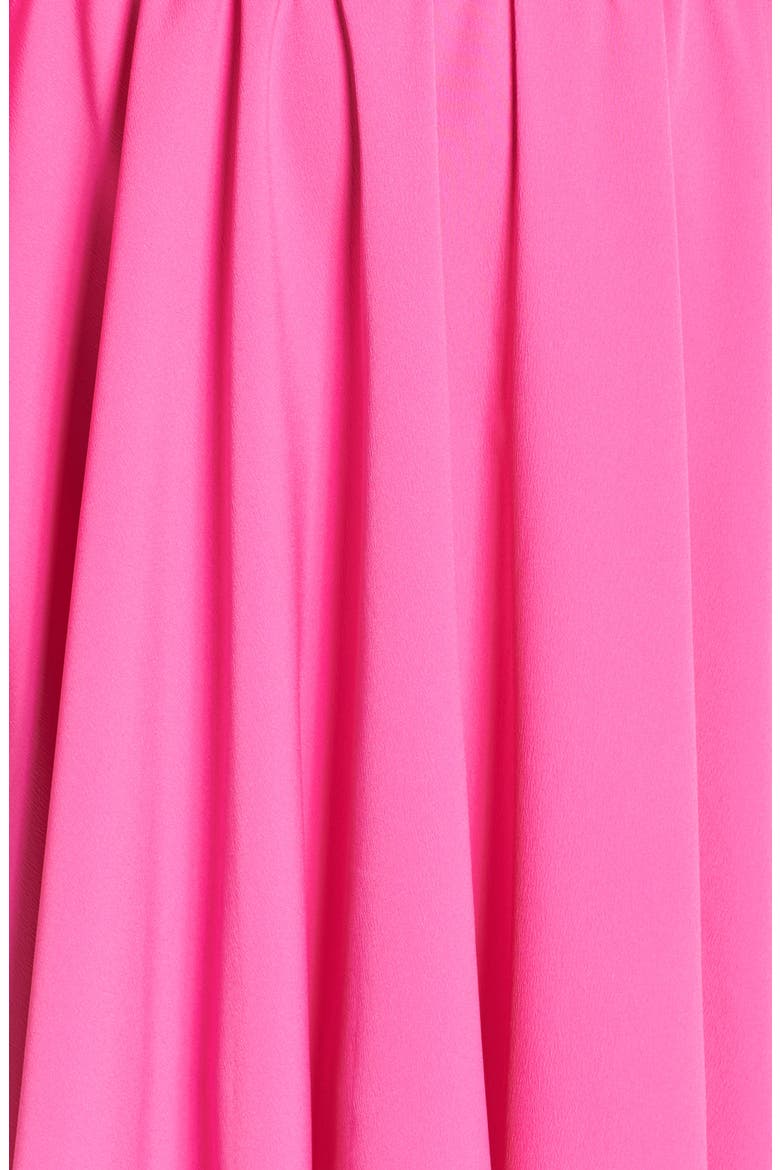 Tie Sleeve Fit & Flare Dress, Alternate, color, FUCHSIA