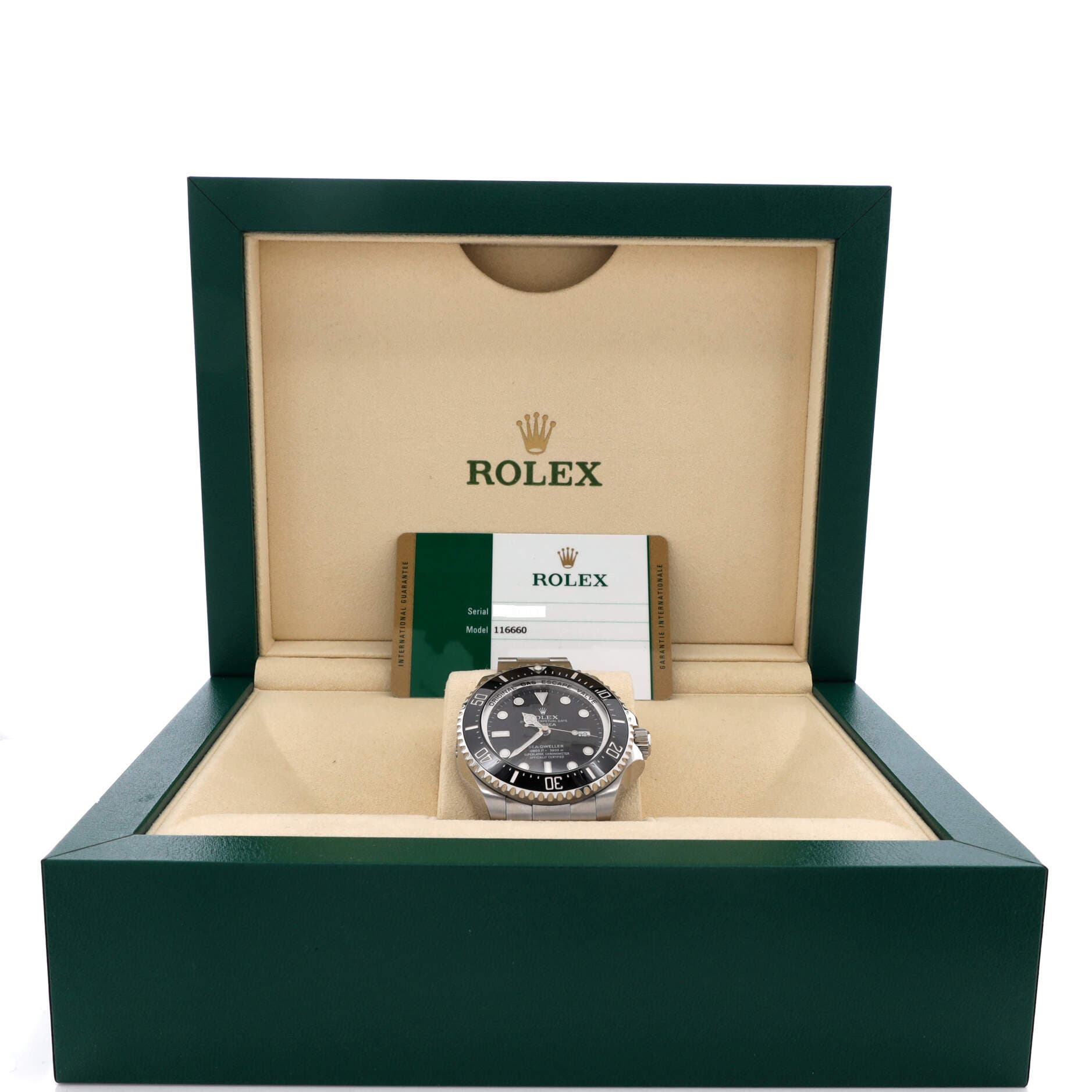 Oyster Perpetual Deepsea Sea-Dweller Automatic Watch Stainless Steel and Cerachrom 44, Alternate, color, Metallic Silver