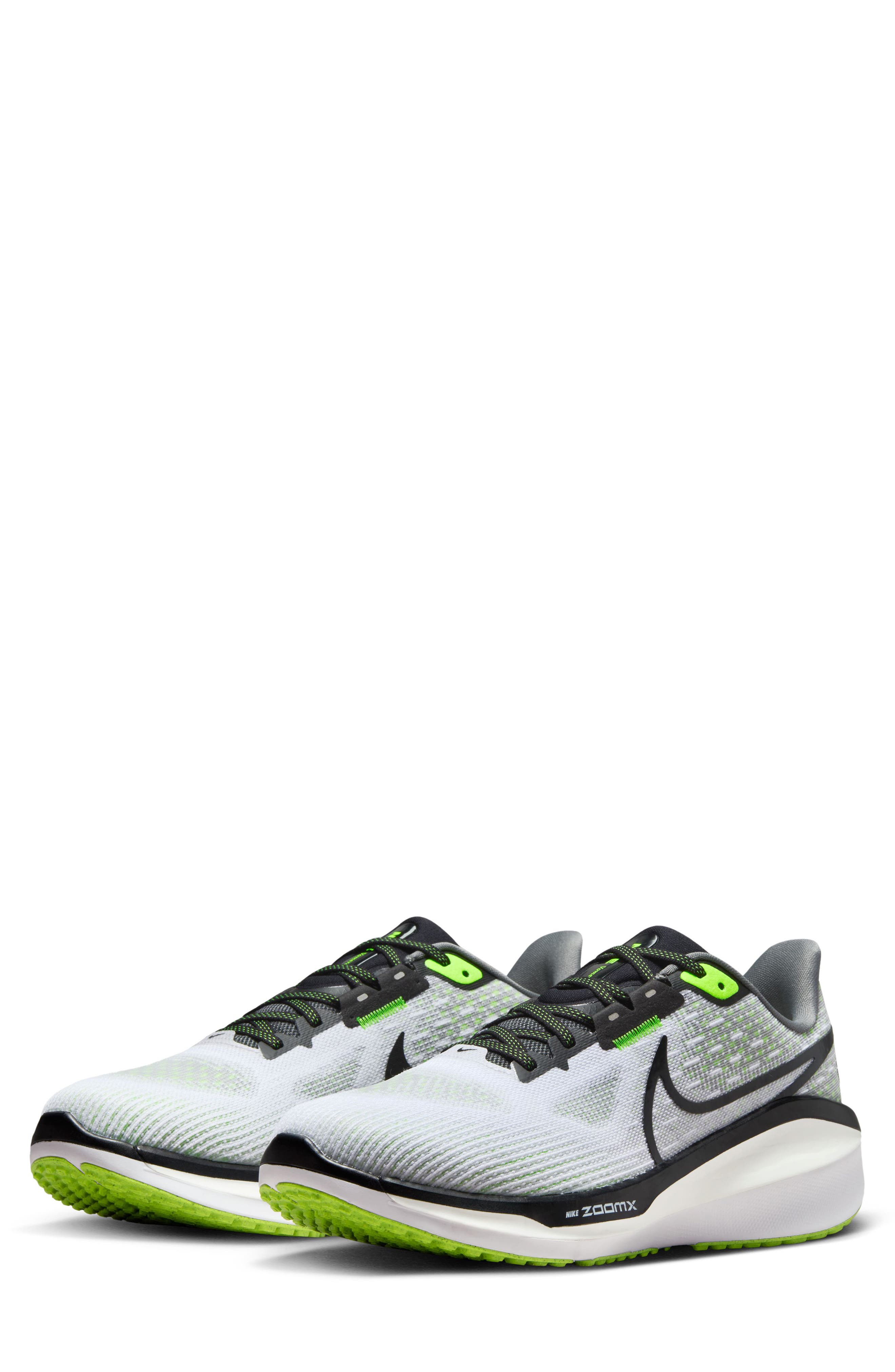Zoom Vomero 17 Road Running Shoe, Main, color, SMOKE GREY/ BLACK/ WHITE/ VOLT