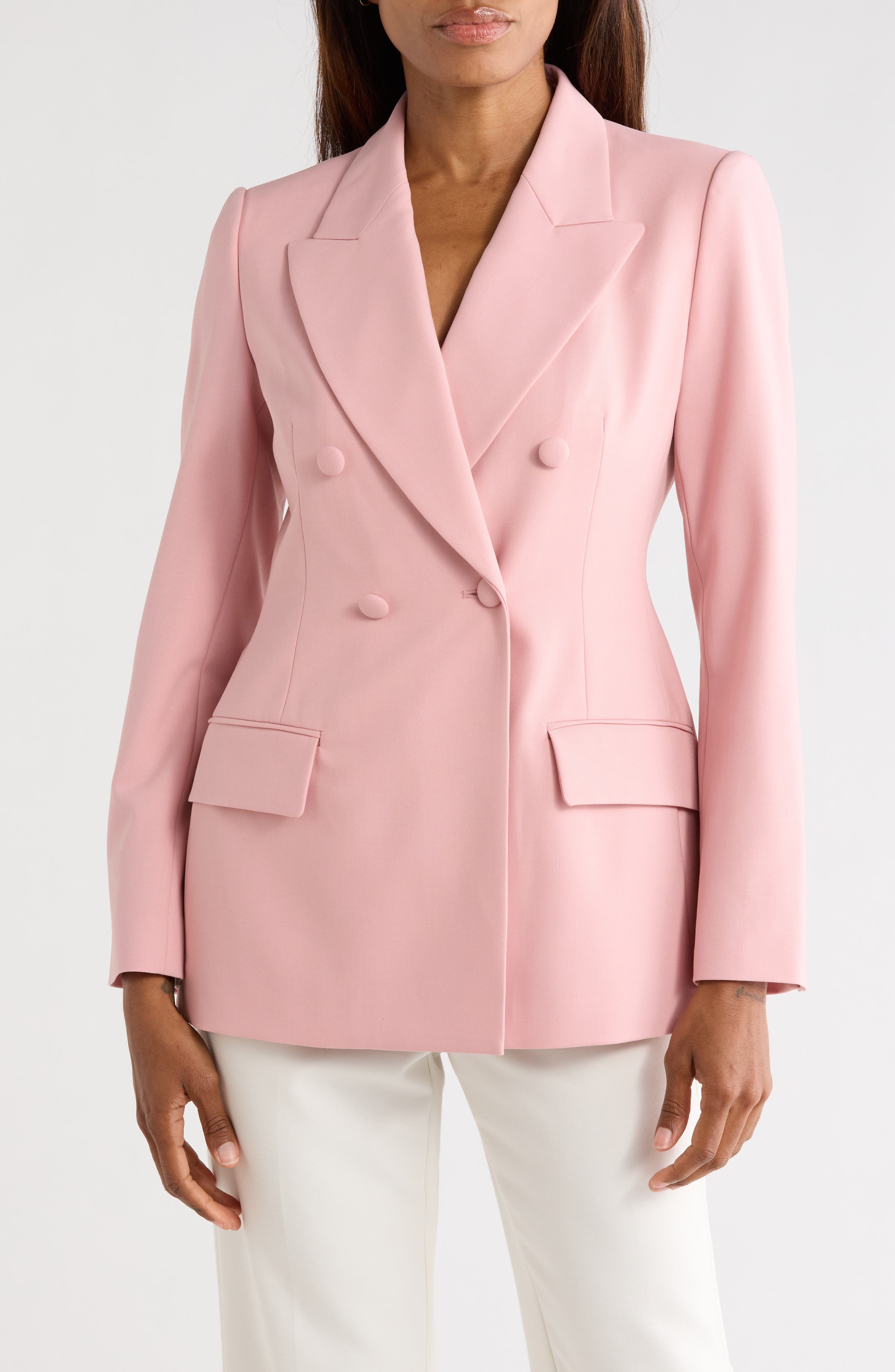 Calvary Twill Double Breasted Blazer