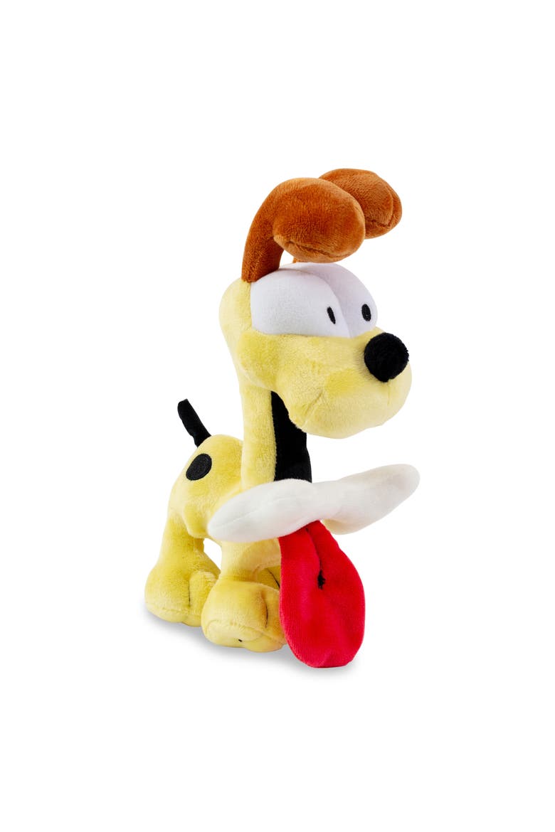 Garfield Odie With Dog Bone 12-Inch Collector Plush Toy, Main, color, Yellow