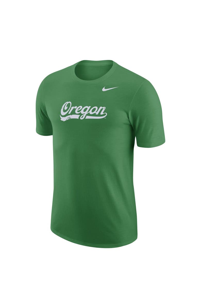Nike Men's Nike Green Oregon Ducks Distressed Print Cotton Vault T-Shirt, Alternate, color, 