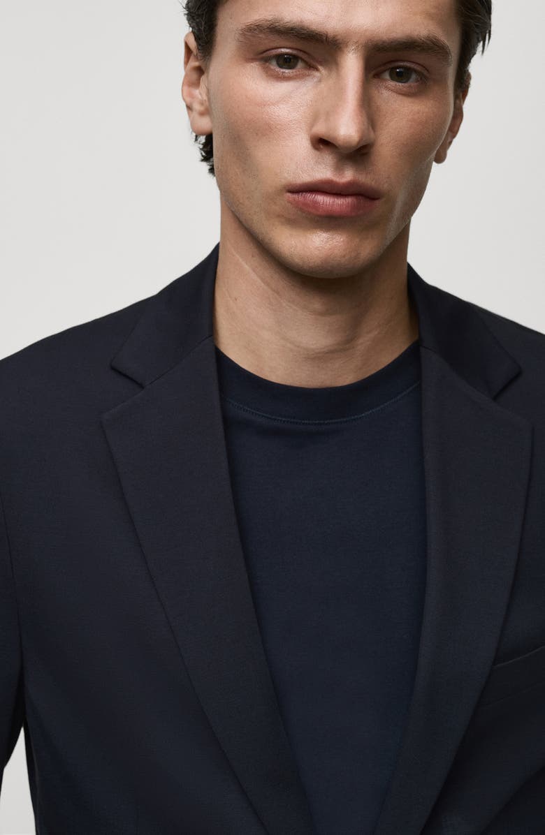 MANGO Slim Fit Suit Blazer, Alternate, color, Dark Navy
