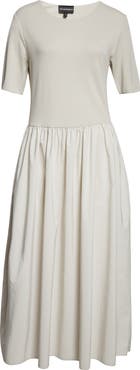 Emporio Armani Mixed Media Dress