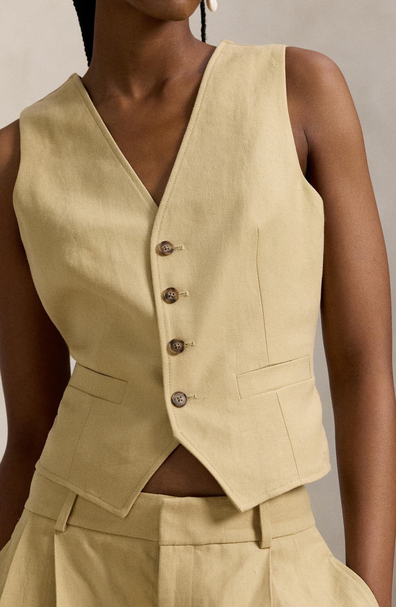 Polo Ralph Lauren Hemp Vest, Alternate, color, Dune Tan