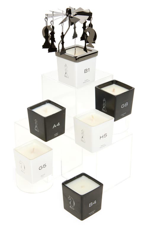 Mind Games Chess Set Of 6 Luxury Votive Candles & Carousel In No Color