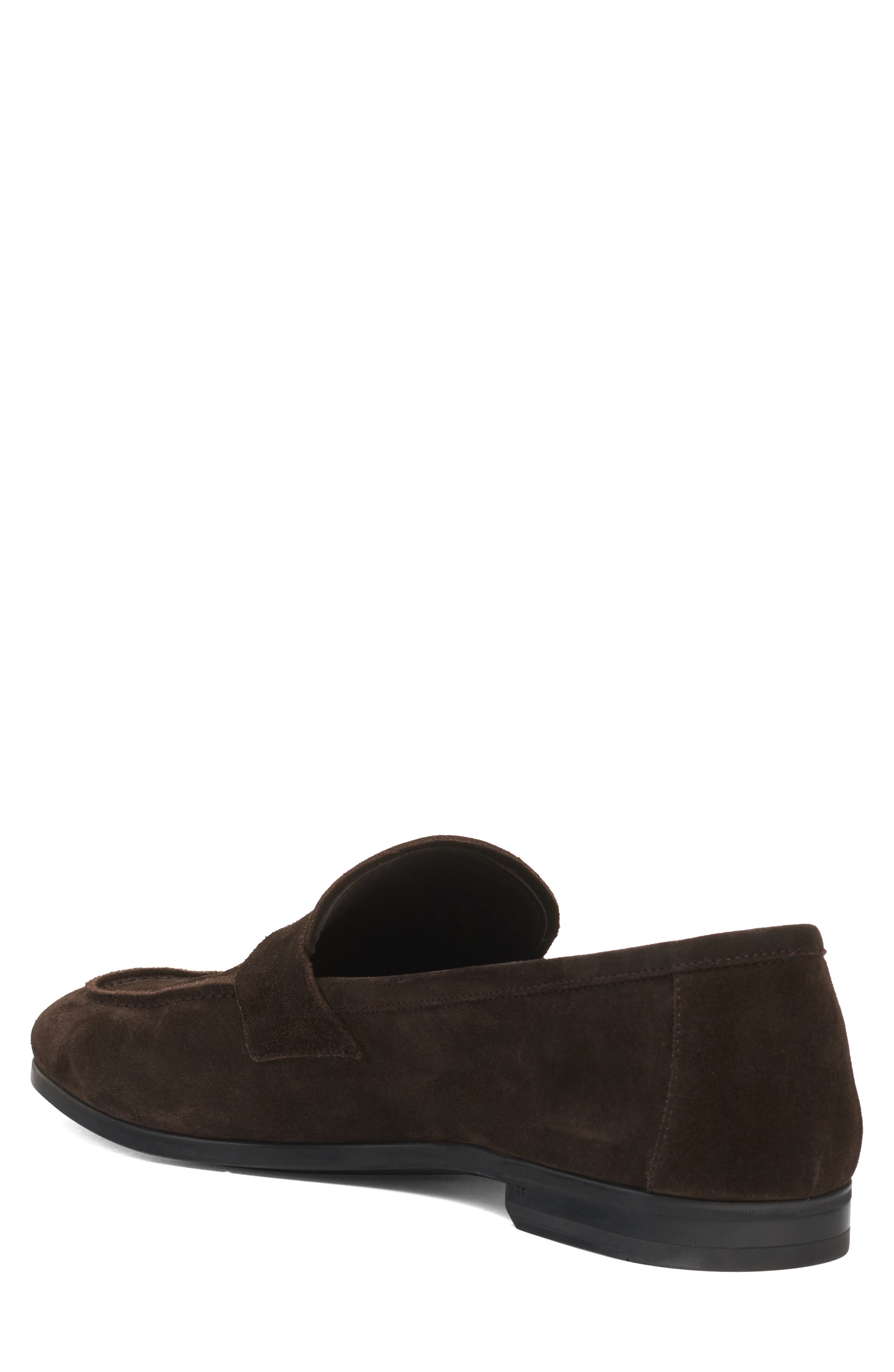 TOM FORD Sean Penny Loafer, Alternate, color, 1B004 Brown