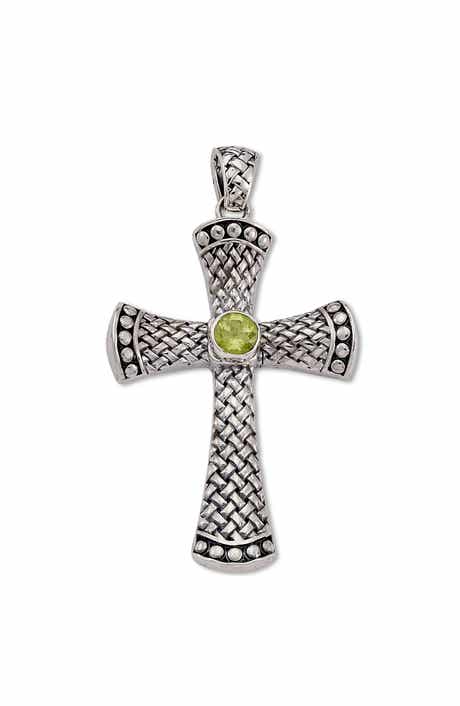SAMUEL B. Sterling Silver Cross Pendant