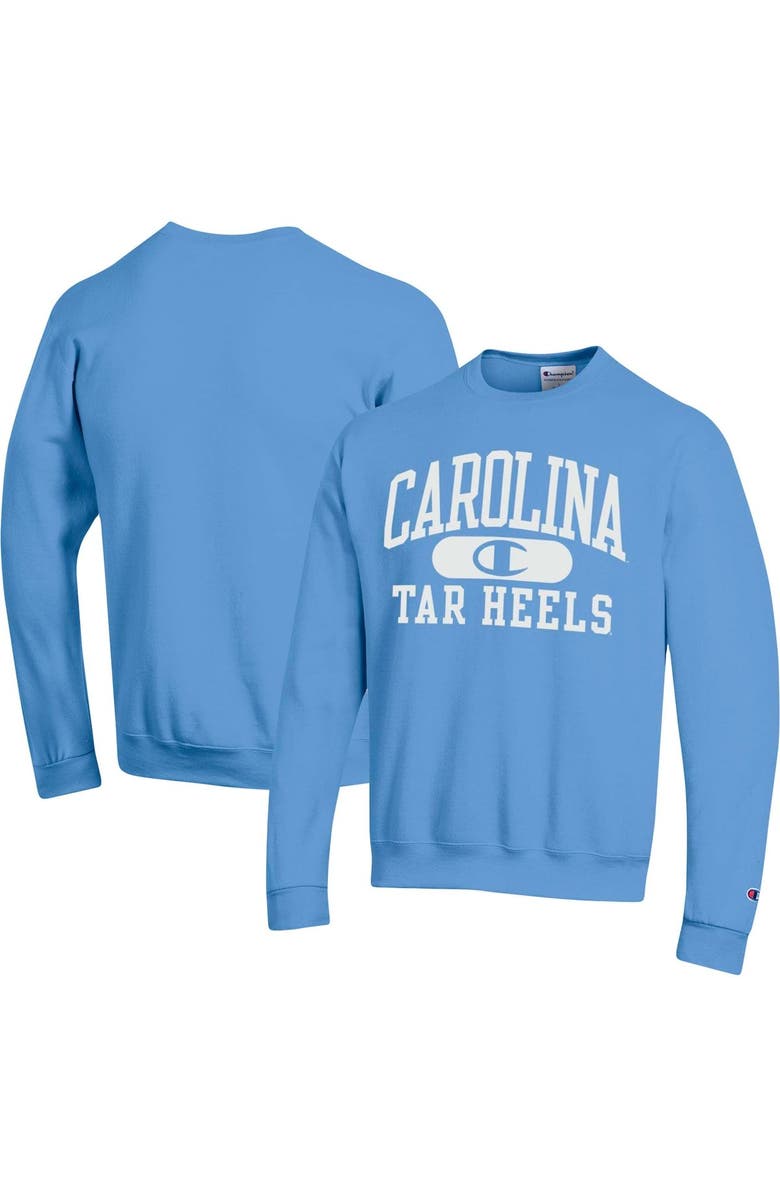 Champion Men's Champion Carolina Blue North Carolina Tar Heels Arch Pill Sweatshirt, Alternate, color,