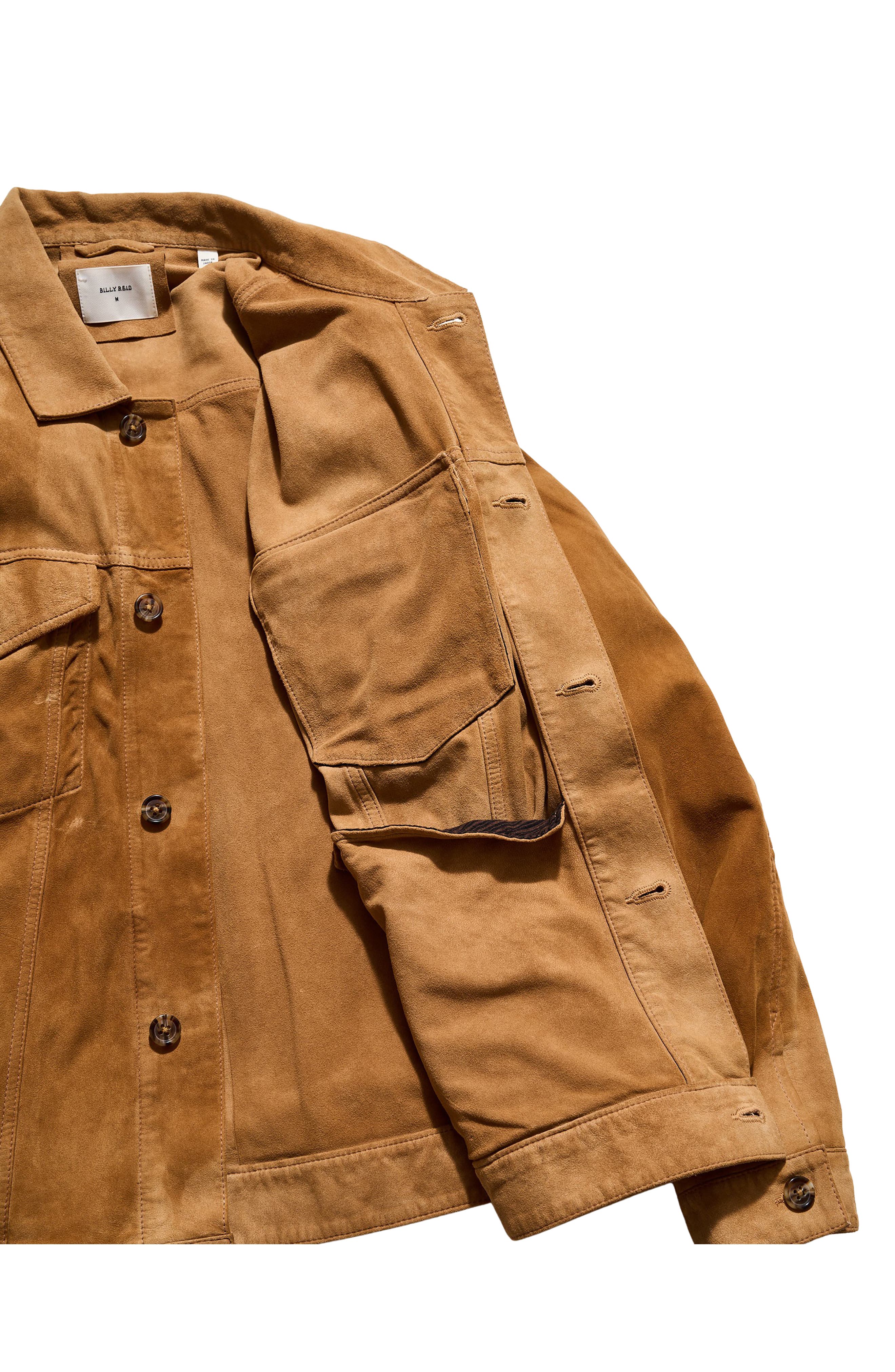 Waxed Suede Trucker Jacket (Men) | Nordstrom