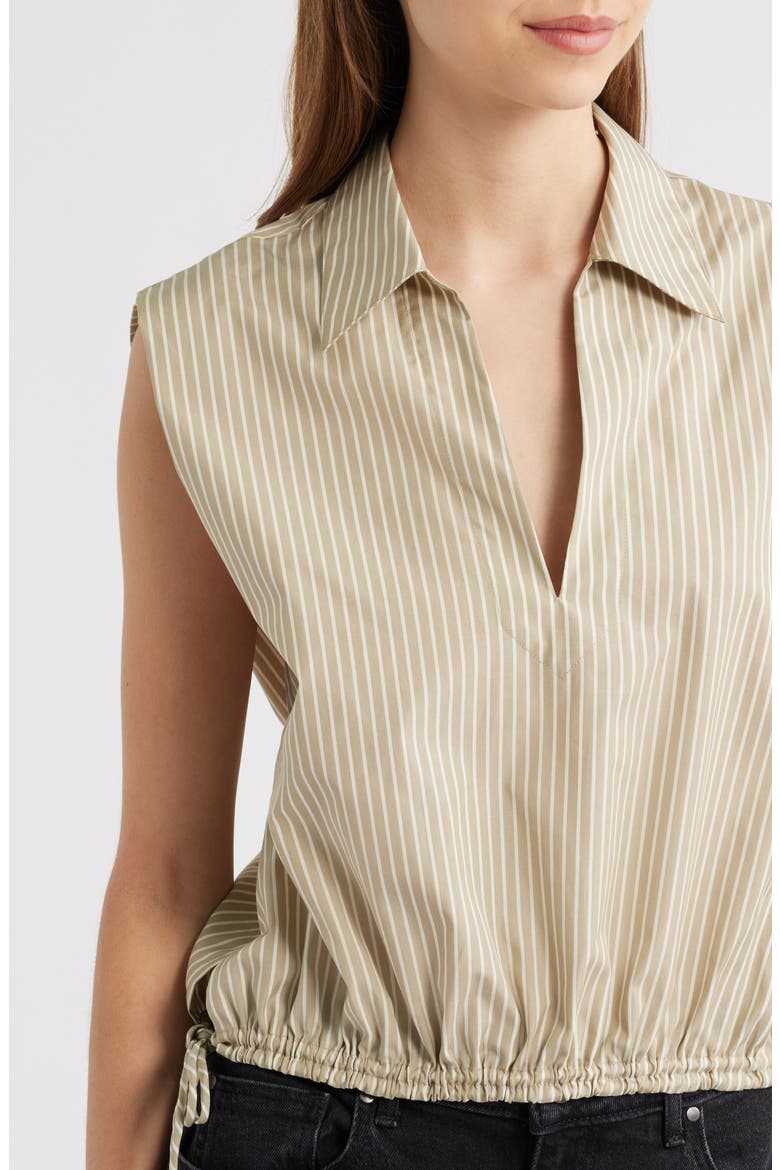 Fiona Stripe Sleeveless Shirt, Alternate, color, BGSTR