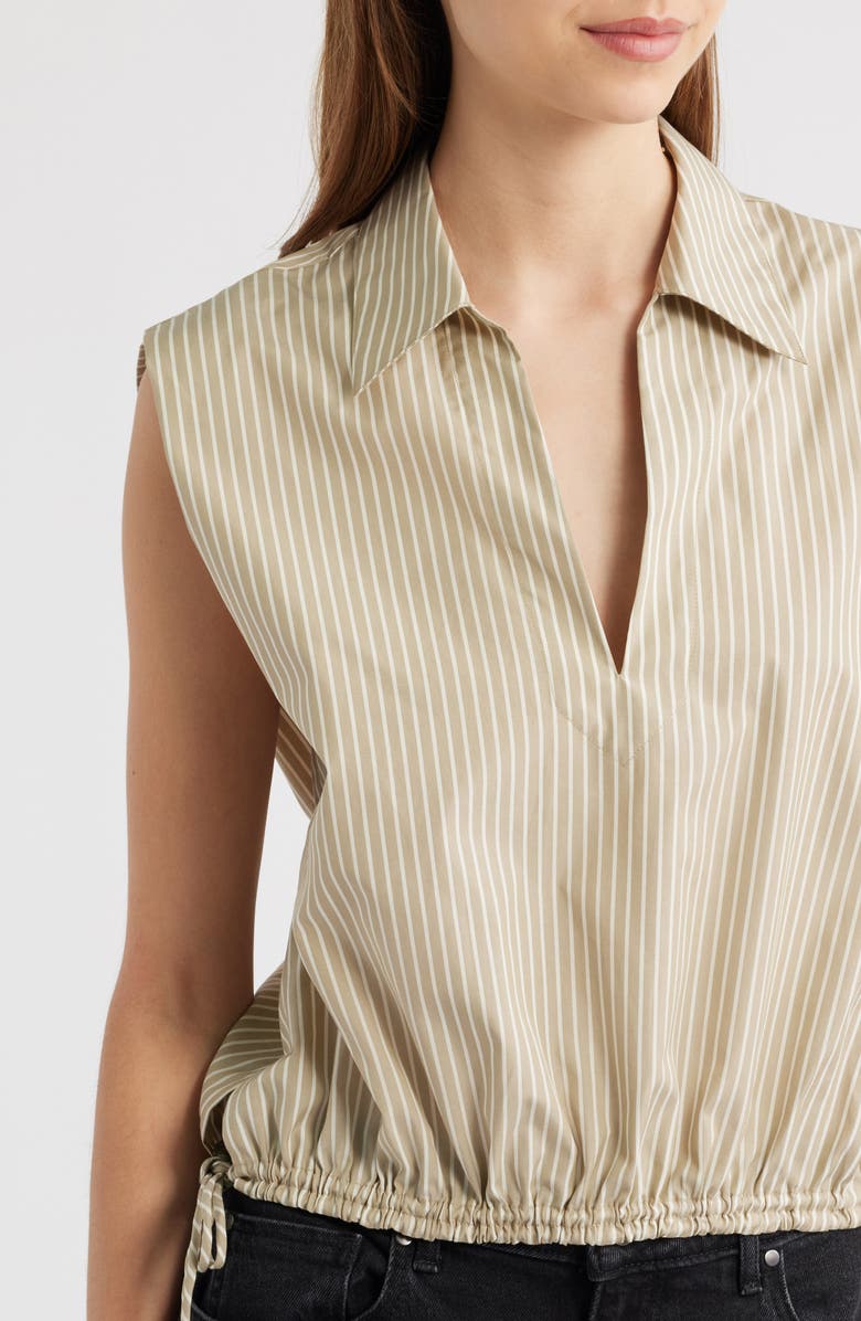 rag & bone Fiona Stripe Sleeveless Shirt, Alternate, color,