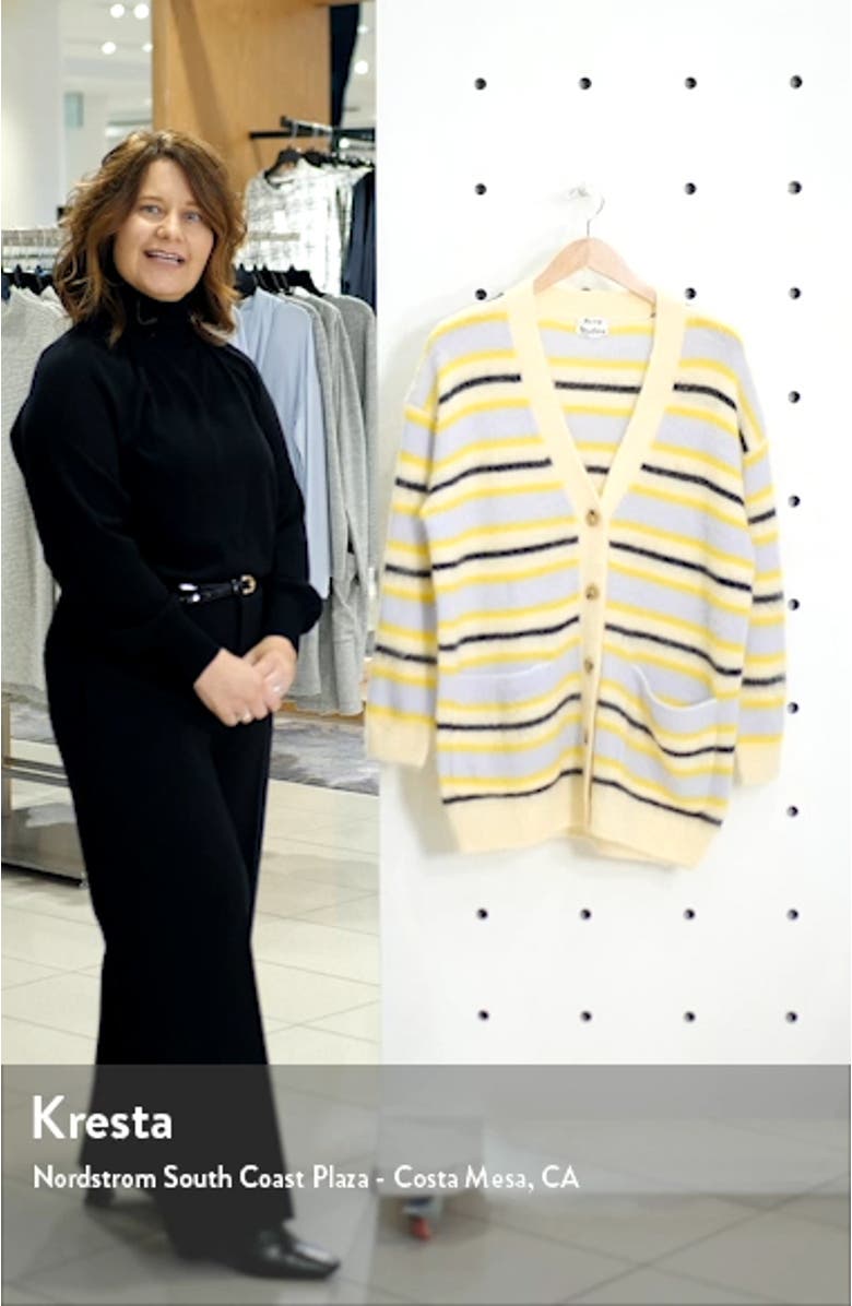 Keda Oversize Wool & Alpaca Blend Cardigan, sales video thumbnail