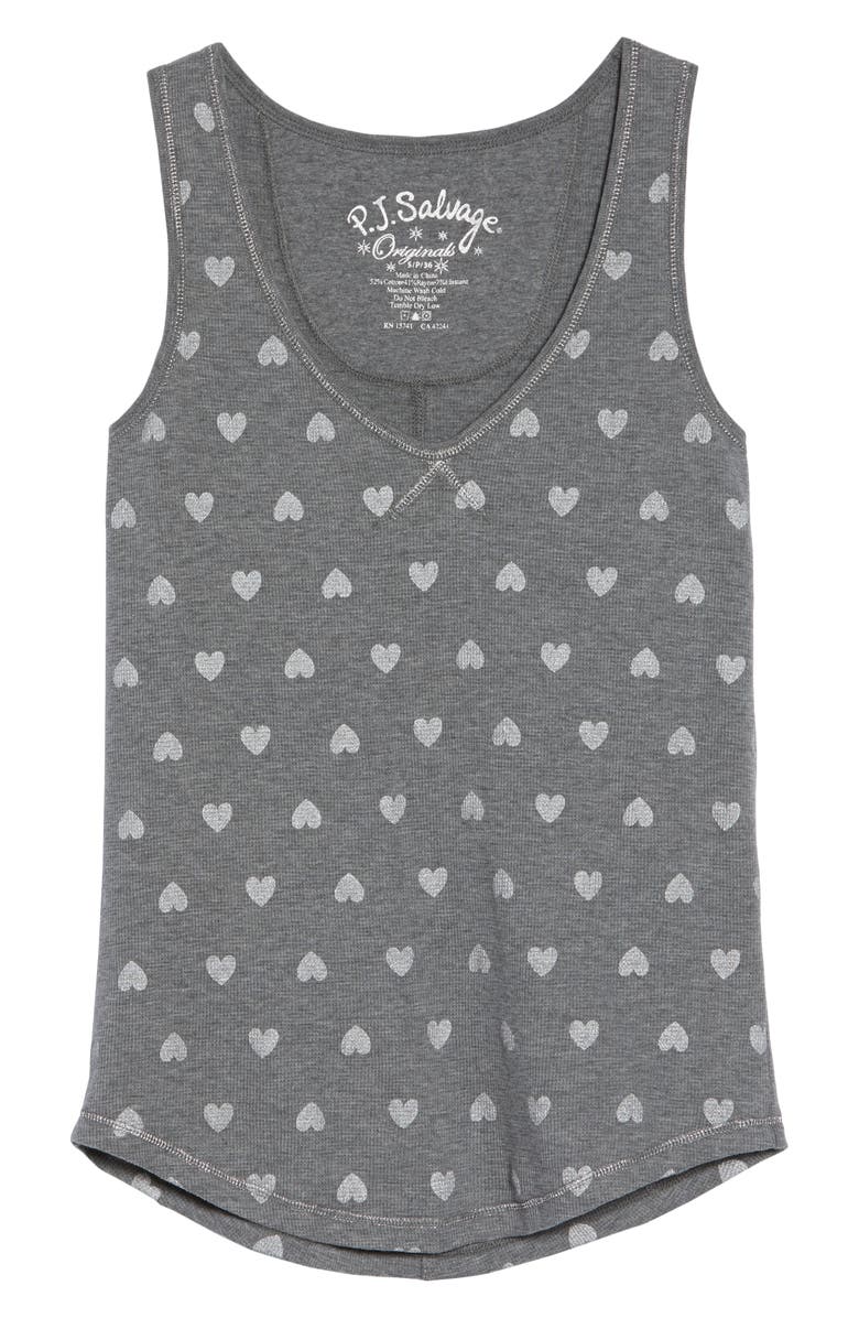 PJ Salvage Wild Heart Thermal Tank, Alternate, color,