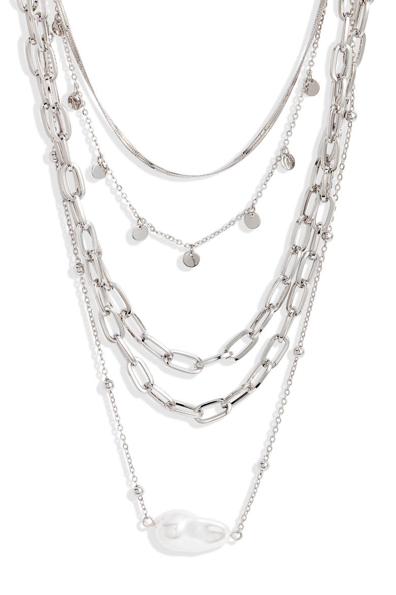 x Jenn Im Opus Necklaces, Main, color, SILVER