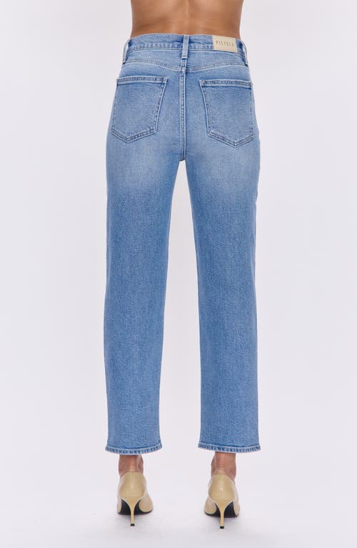 Pistola Charlie High Waist Ankle Straight Leg Jeans In Blue