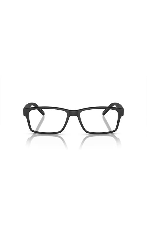 Arnette 54mm Rectangle Optical Glasses In Black