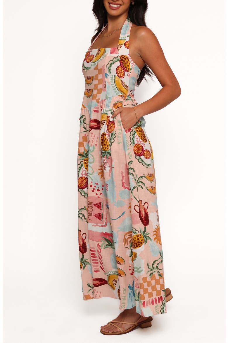 Kiera Halter Maxi Dress, Alternate, color, SUMMER HAZE