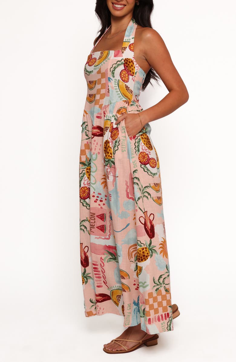 Petal & Pup Kiera Halter Maxi Dress, Alternate, color, Summer Haze