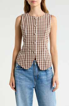 Gingham Vest