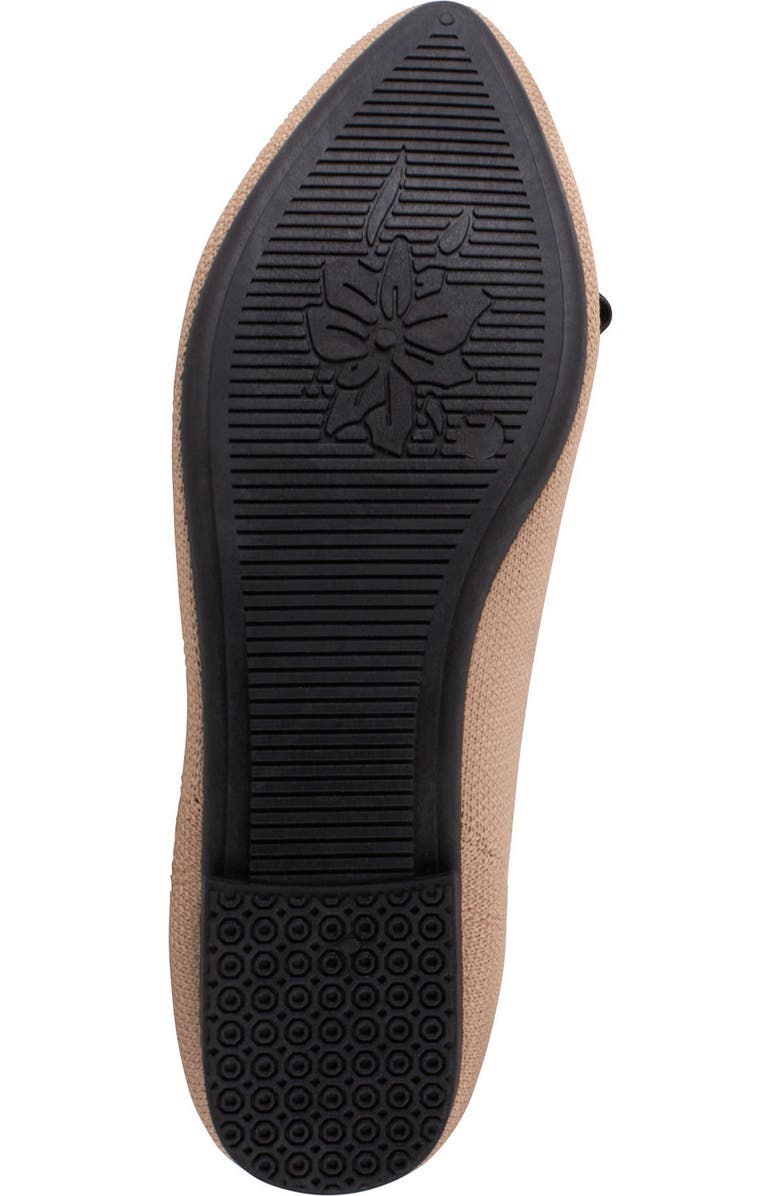 Tahari Tortuga Ballet Flat, Alternate, color, Camel/ Black
