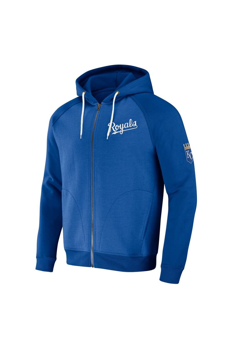 Men's Darius Rucker Collection by Fanatics  Royal Kansas City Royals Raglan Full-Zip Hoodie, Alternate, color, Royal