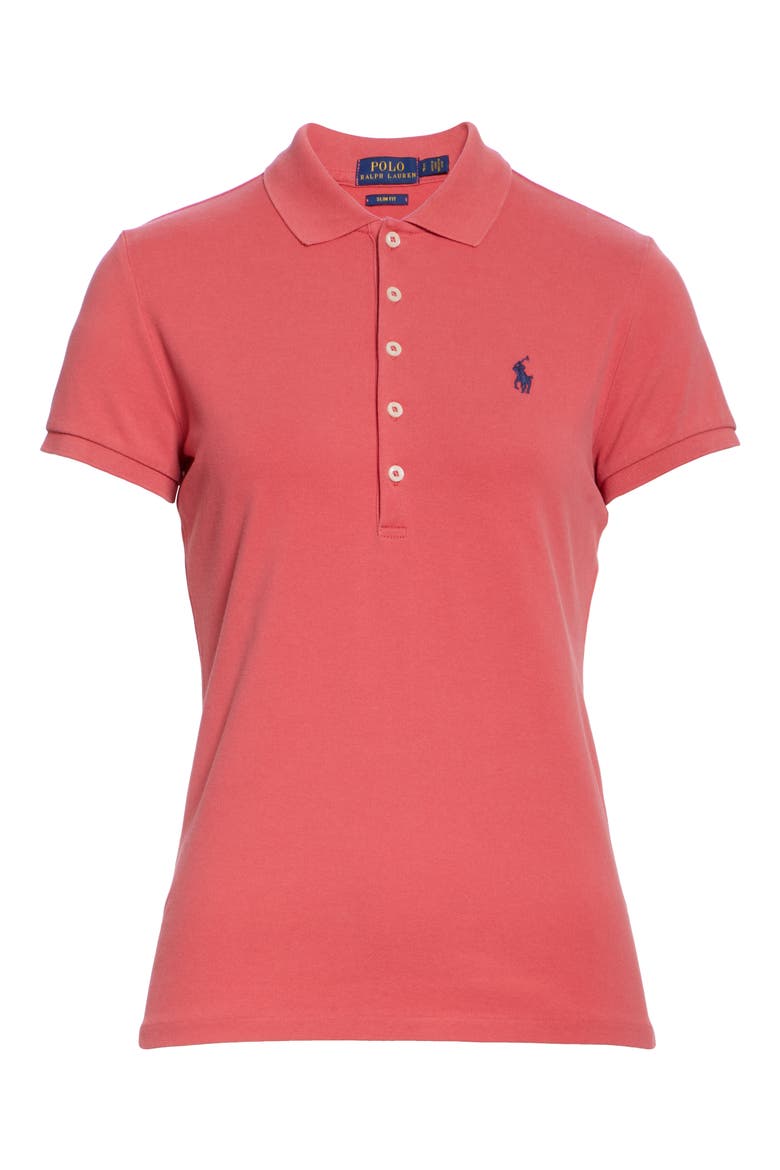 Julie Polo, Alternate, color, NANTUCKET RED