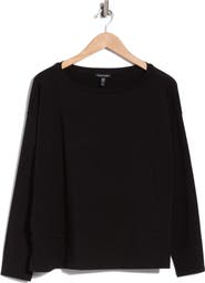 Eileen Fisher Boxy Long Sleeve Top