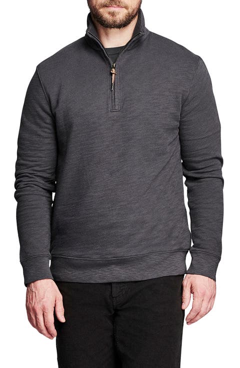 French Terry Half Zip Pullover