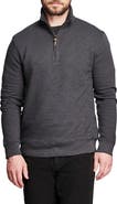Billy Reid French Terry Half Zip Pullover