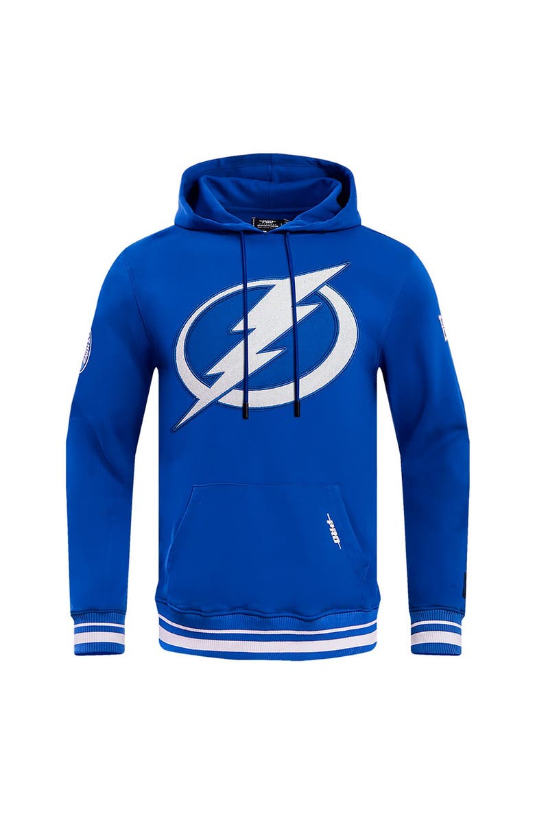PRO STANDARD Men's Pro Standard Blue Tampa Bay Lightning Retro Classic Fleece Pullover Hoodie, Alternate, color, Blue