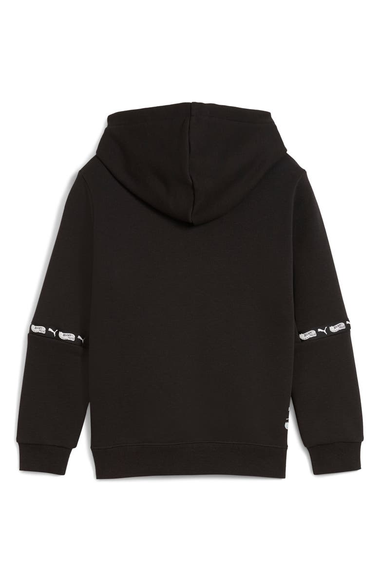 PUMA x Hot Wheels Kids' Cotton Blend Hoodie, Alternate, color, Puma Black