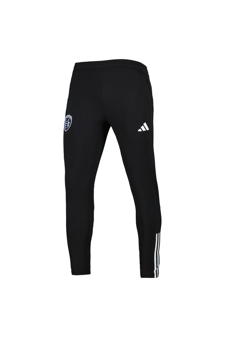 Men's adidas Black Sporting Kansas City 2023 On-Field Team Crest AEROREADY Training Pants, Alternate, color, Black