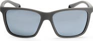 Timberland 57mm Polarized Square Sunglasses