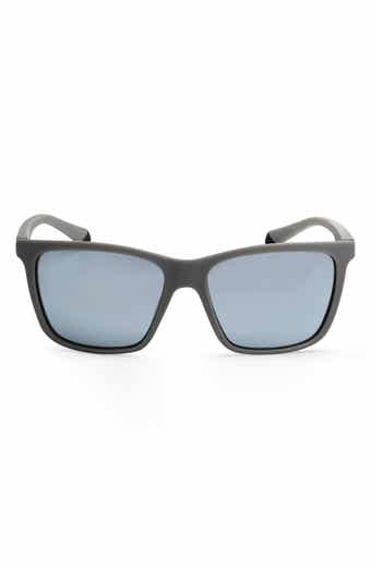 Timberland 57mm Polarized Square Sunglasses