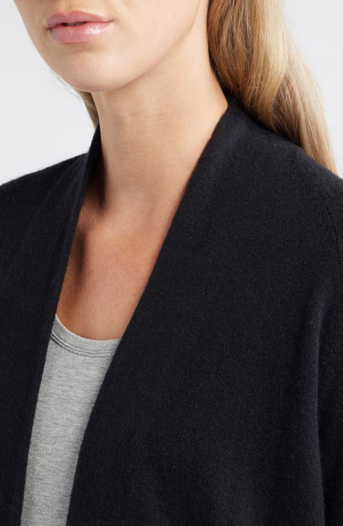Caslonr Caslon(r) Open Front Cardigan In Black