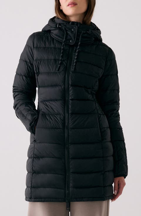 Claudia Hooded Packable Down Jacket