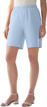 Roaman's Plus Size Soft Knit Pull On Short