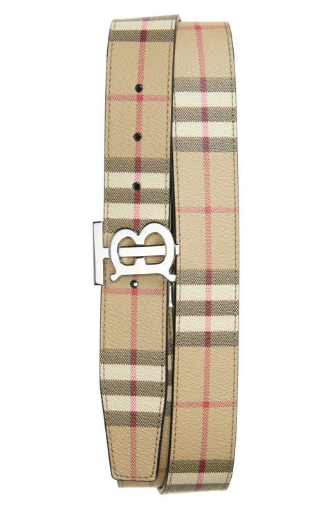 TB Check Reversible Belt