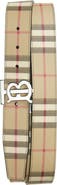 Burberry TB Check Reversible Belt