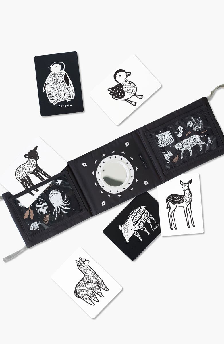 Wee Gallery Developmental Bundle for Baby - Acorn, Alternate, color, Acorn