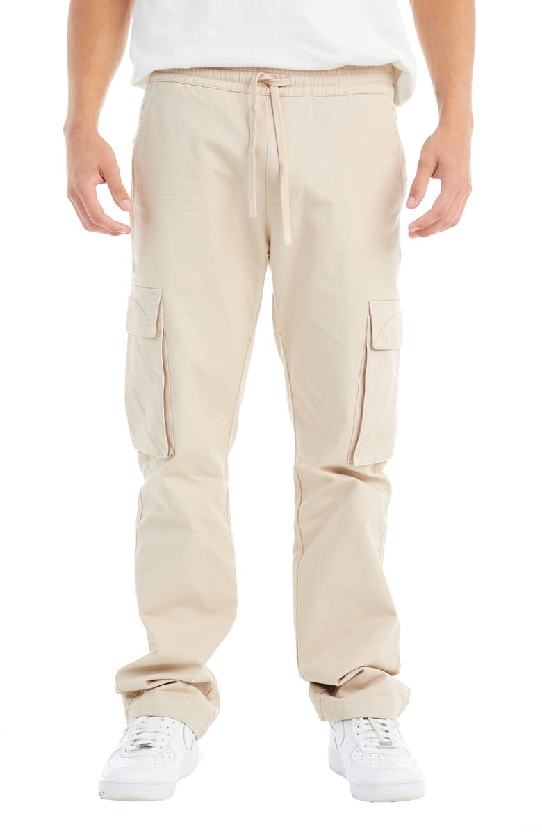 NANA JUDY Villa Cargo Pants, Main, color, Bone