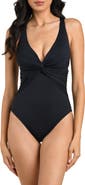 La Blanca Island Plunge One-Piece Swimsuit