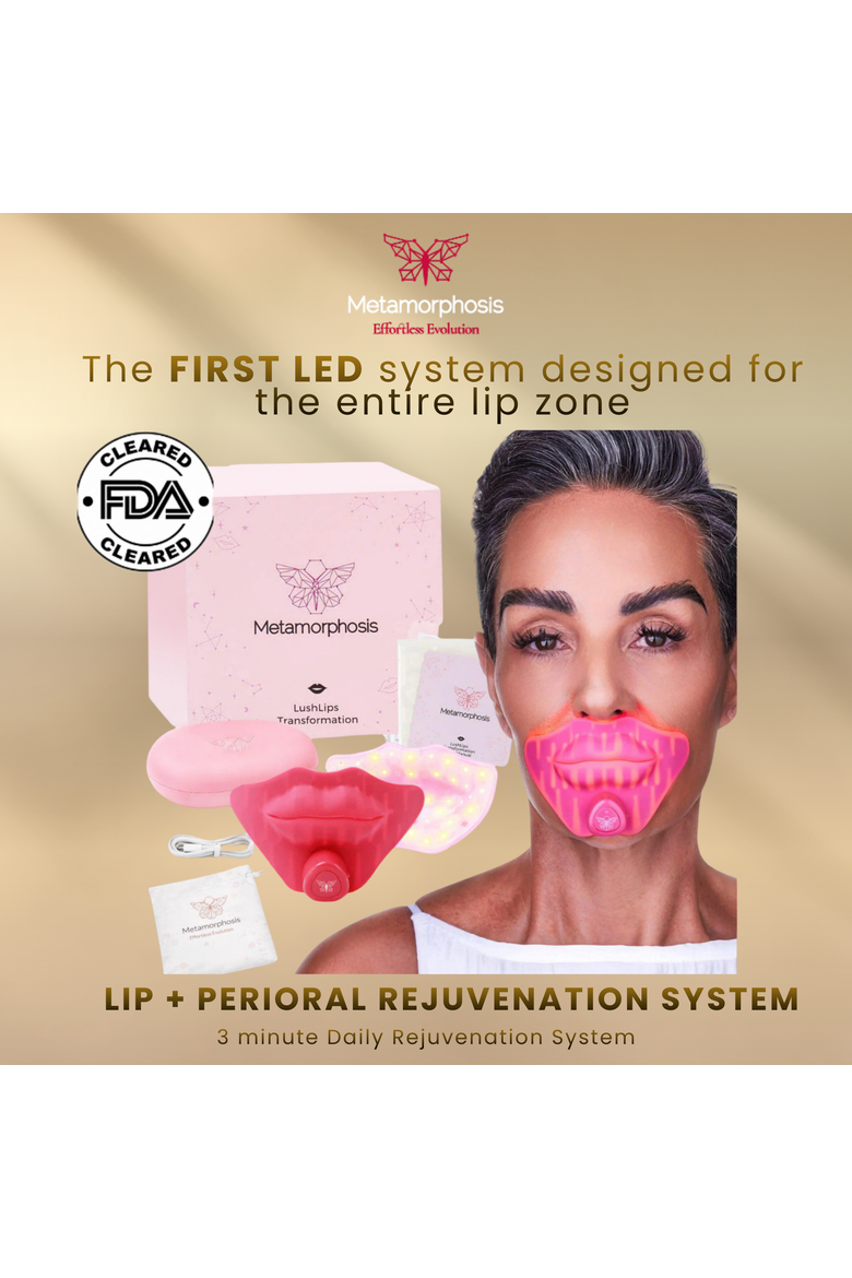 LushLips Transformation Red Light Therapy Lip and Perioral Rejuvenation System, Alternate, color, Pastel Pink