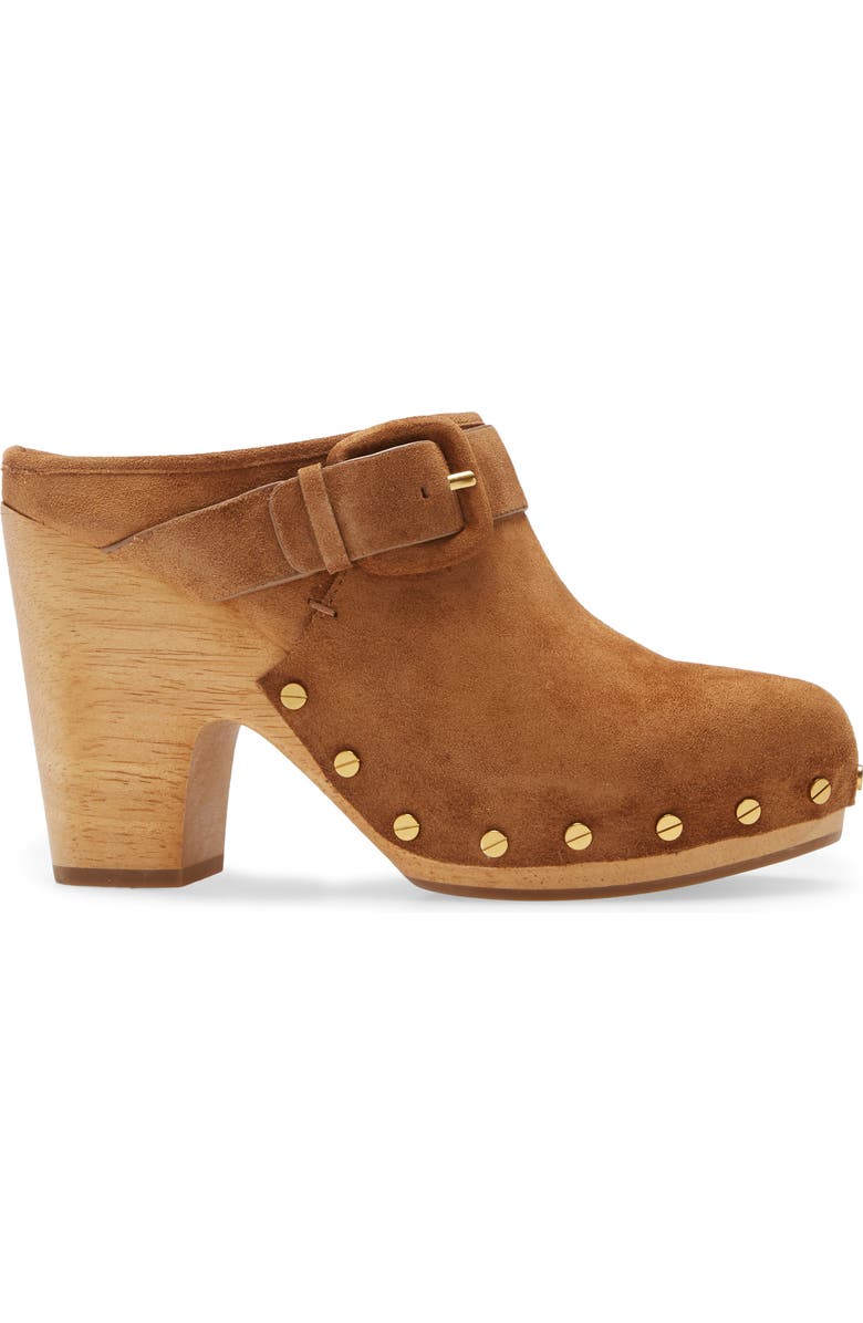 Veronica Beard Dacey Clog, Alternate, color, Pecan