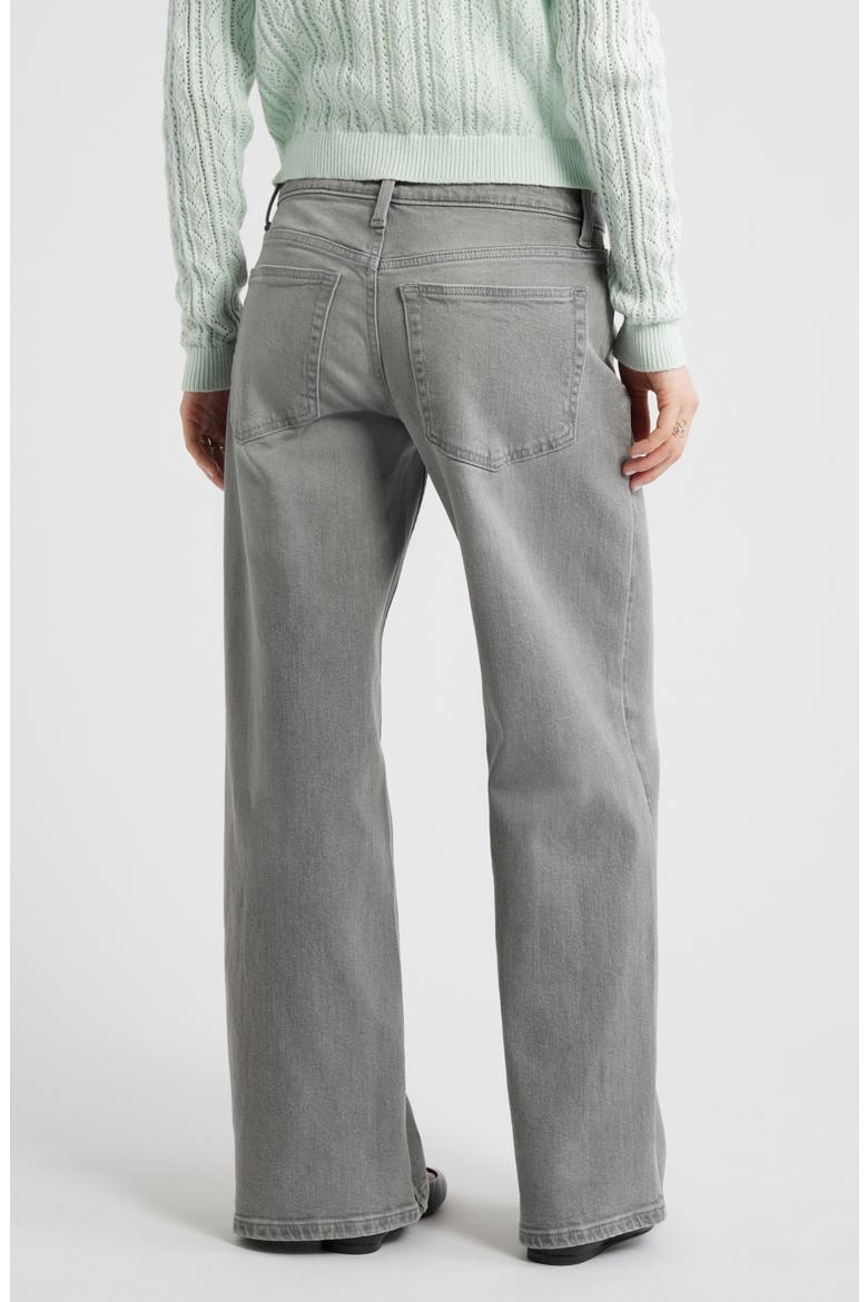 Low Rise Baggy Wide Leg Jeans, Alternate, color, CENTURY GREY