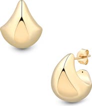 Frankie & Zoe Chunky Huggie Hoop Earrings